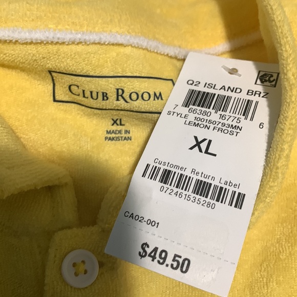 Club room terry polo - Picture 2 of 4